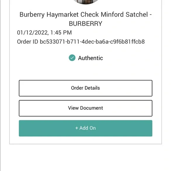 VTG Burberry Minford Satchel Haymarket Coated Canvas White Leather Gold Hardware - Picture 4 of 16